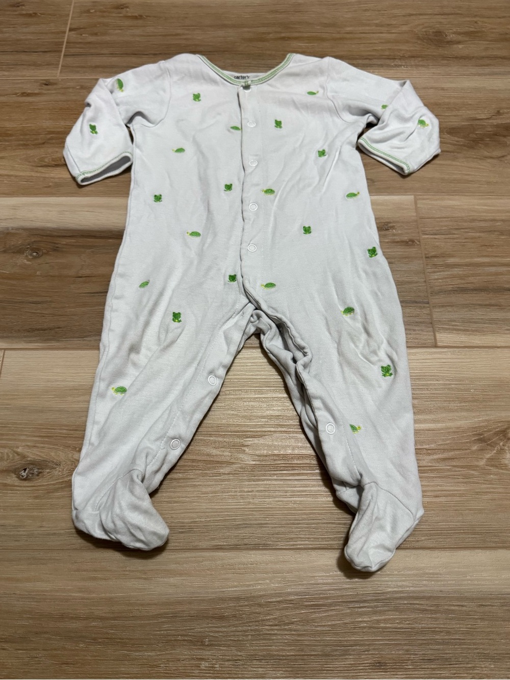 Carter’s turtle and frog vintage sleep n play